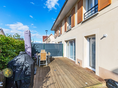 Appartement 3 pièces en duplex avec jardin